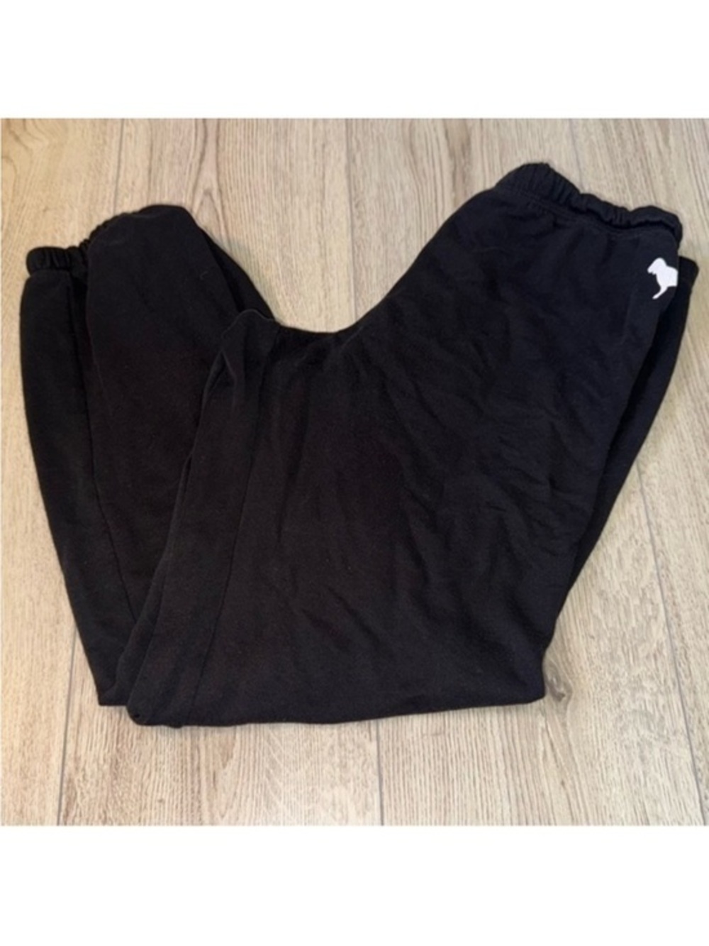 PINK Victoria's Secret Black Fleece Jogger Pants women’s sweatpants